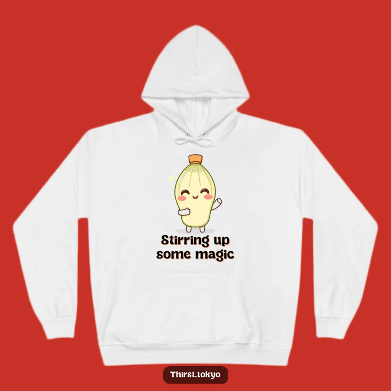 Funny Matcha Whisk Hoodie: Cozy Smiling Stirrer Gift